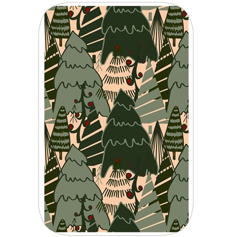 Christmas Vector Seamless Tree Pattern Belt Pouch Bag (Large) from ArtsNow.com Back