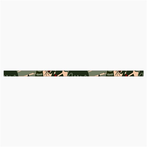 Christmas Vector Seamless Tree Pattern Roll Up Canvas Pencil Holder (M) from ArtsNow.com Strap