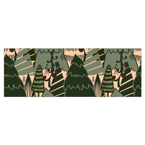 Christmas Vector Seamless Tree Pattern Wristlet Pouch Bag (Small) from ArtsNow.com Bottom