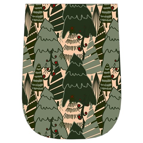 Christmas Vector Seamless Tree Pattern Wristlet Pouch Bag (Small) from ArtsNow.com Left Side