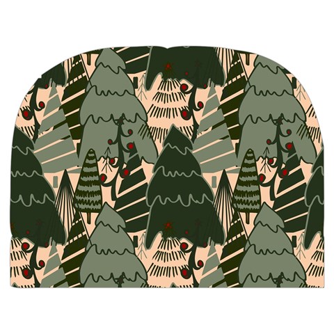 Christmas Vector Seamless Tree Pattern Make Up Case (Medium) from ArtsNow.com Back