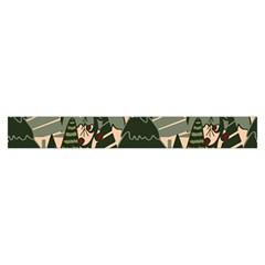 Christmas Vector Seamless Tree Pattern Make Up Case (Large) from ArtsNow.com Zipper Front
