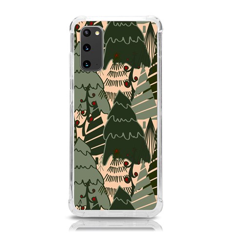 Christmas Vector Seamless Tree Pattern Samsung Galaxy S20 6.2 Inch TPU UV Case from ArtsNow.com Front