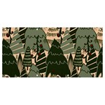Christmas Vector Seamless Tree Pattern Banner and Sign 8  x 4 