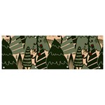 Christmas Vector Seamless Tree Pattern Banner and Sign 9  x 3 