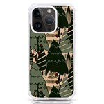 Christmas Vector Seamless Tree Pattern iPhone 14 Pro TPU UV Print Case