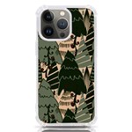 Christmas Vector Seamless Tree Pattern iPhone 13 Pro TPU UV Print Case