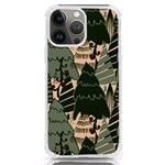 Christmas Vector Seamless Tree Pattern iPhone 13 Pro Max TPU UV Print Case