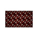 Oriental Dragon Motif Pattern Sticker (Rectangular)
