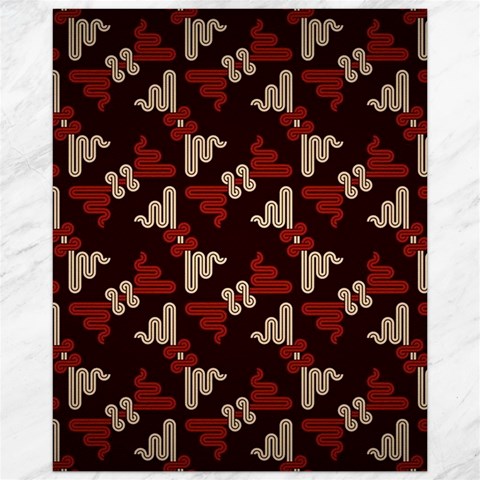 Oriental Dragon Motif Pattern Canvas 16  x 20  from ArtsNow.com 15.75 x19.29  Canvas - 1