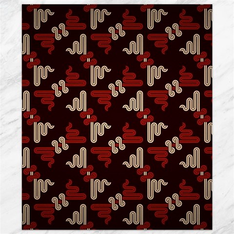 Oriental Dragon Motif Pattern Canvas 20  x 24  from ArtsNow.com 19.57 x23.15  Canvas - 1