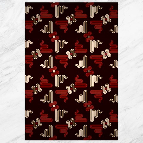 Oriental Dragon Motif Pattern Canvas 24  x 36  from ArtsNow.com 23.35 x34.74  Canvas - 1