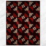 Oriental Dragon Motif Pattern Canvas 36  x 48 