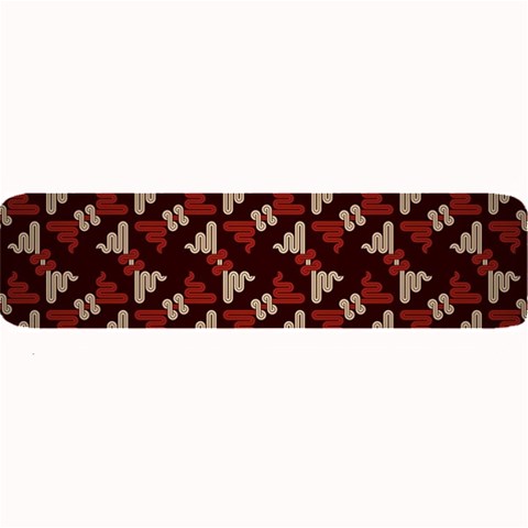 Oriental Dragon Motif Pattern Large Bar Mat from ArtsNow.com 32 x8.5  Bar Mat