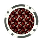 Oriental Dragon Motif Pattern Poker Chip Card Guard (10 pack)