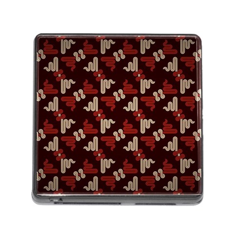 Oriental Dragon Motif Pattern Memory Card Reader (Square 5 Slot) from ArtsNow.com Front