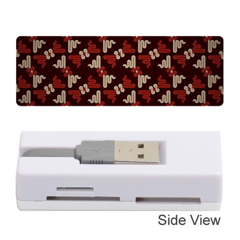Oriental Dragon Motif Pattern Memory Card Reader (Stick) from ArtsNow.com Front