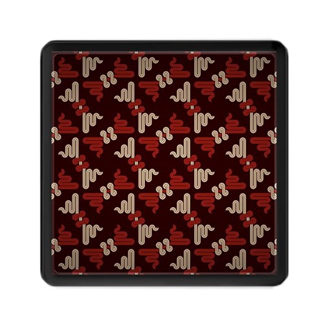 Oriental Dragon Motif Pattern Memory Card Reader (Square) from ArtsNow.com Front