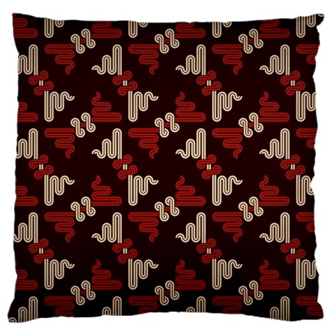 Oriental Dragon Motif Pattern Large Cushion Case (One Side) from ArtsNow.com Front