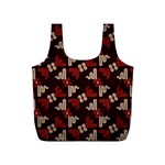 Oriental Dragon Motif Pattern Full Print Recycle Bag (S)