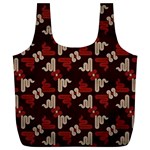 Oriental Dragon Motif Pattern Full Print Recycle Bag (XL)