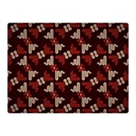 Oriental Dragon Motif Pattern Two Sides Premium Plush Fleece Blanket (Mini)