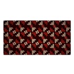 Oriental Dragon Motif Pattern Satin Shawl 45  x 80 