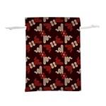 Oriental Dragon Motif Pattern Lightweight Drawstring Pouch (S)