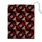 Oriental Dragon Motif Pattern Drawstring Pouch (5XL)