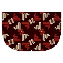 Oriental Dragon Motif Pattern Make Up Case (Small) from ArtsNow.com Side Right