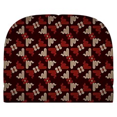 Oriental Dragon Motif Pattern Make Up Case (Large) from ArtsNow.com Back