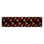 Oriental Dragon Motif Pattern Banner and Sign 4  x 1 