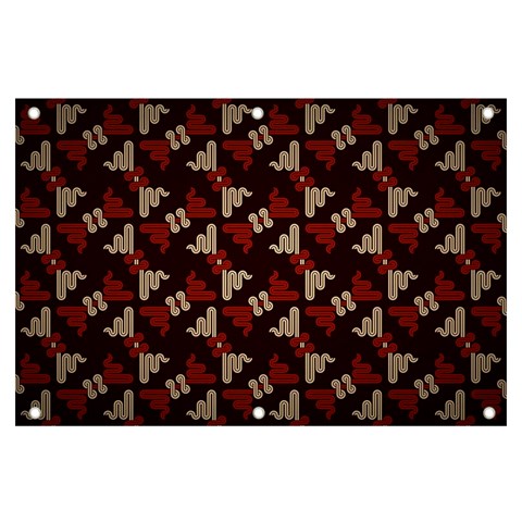 Oriental Dragon Motif Pattern Banner and Sign 6  x 4  from ArtsNow.com Front