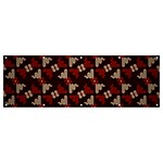Oriental Dragon Motif Pattern Banner and Sign 12  x 4 