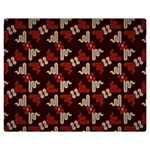 Oriental Dragon Motif Pattern Premium Plush Fleece Blanket (Medium)