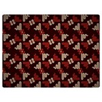 Oriental Dragon Motif Pattern Premium Plush Fleece Blanket (Extra Small)
