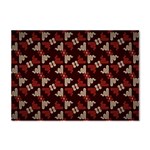 Oriental Dragon Motif Pattern Crystal Sticker (A4)