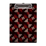 Oriental Dragon Motif Pattern A5 Acrylic Clipboard