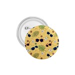 Seamless Pattern Of Sunglasses Tropical Leaves And Flowers 1.75  Buttons