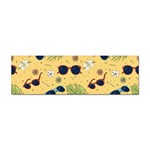 Seamless Pattern Of Sunglasses Tropical Leaves And Flowers Sticker Bumper (10 pack)