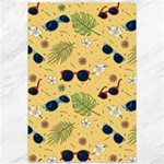 Seamless Pattern Of Sunglasses Tropical Leaves And Flowers Canvas 12  x 18 