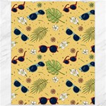 Seamless Pattern Of Sunglasses Tropical Leaves And Flowers Canvas 16  x 20 