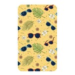 Seamless Pattern Of Sunglasses Tropical Leaves And Flowers Memory Card Reader (Rectangular)