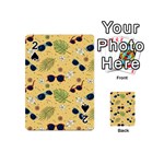 Seamless Pattern Of Sunglasses Tropical Leaves And Flowers Playing Cards 54 Designs (Mini)