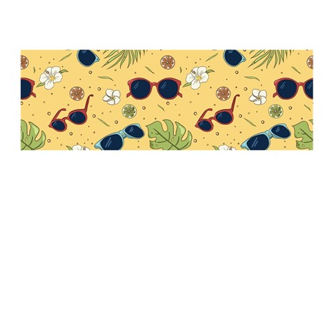 Seamless Pattern Of Sunglasses Tropical Leaves And Flowers Memory Card Reader (Stick) from ArtsNow.com Front