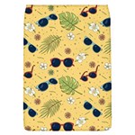 Seamless Pattern Of Sunglasses Tropical Leaves And Flowers Removable Flap Cover (L)
