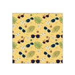 Seamless Pattern Of Sunglasses Tropical Leaves And Flowers Satin Bandana Scarf 22  x 22 