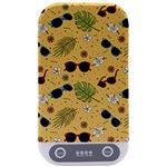 Seamless Pattern Of Sunglasses Tropical Leaves And Flowers Sterilizers