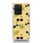 Seamless Pattern Of Sunglasses Tropical Leaves And Flowers Samsung Galaxy S20 Ultra 6.9 Inch TPU UV Case