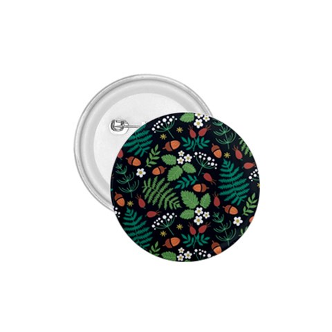 Pattern Forest Leaf Flower Motif 1.75  Buttons from ArtsNow.com Front